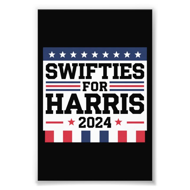 Foto Swifties for Kamala Harris 2024 Vote Support (Frente)