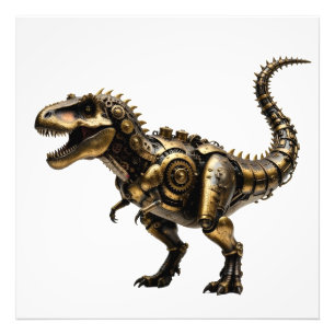 Foto T-Rex Mech Steampunk – Bestia Dino de Latón