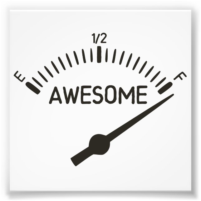 Foto Tan lleno de asombroso indicador (Frente)