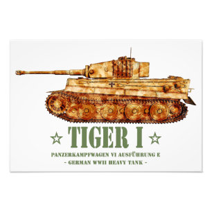 Foto Tanque pesado alemán Panzer Tiger I de la Segunda