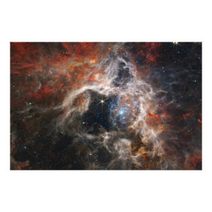 Foto Tarantula Nebula James Webb telescopio nasa estrel