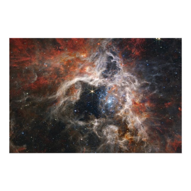 Foto Tarantula Nebula James Webb telescopio nasa estrel (Frente)