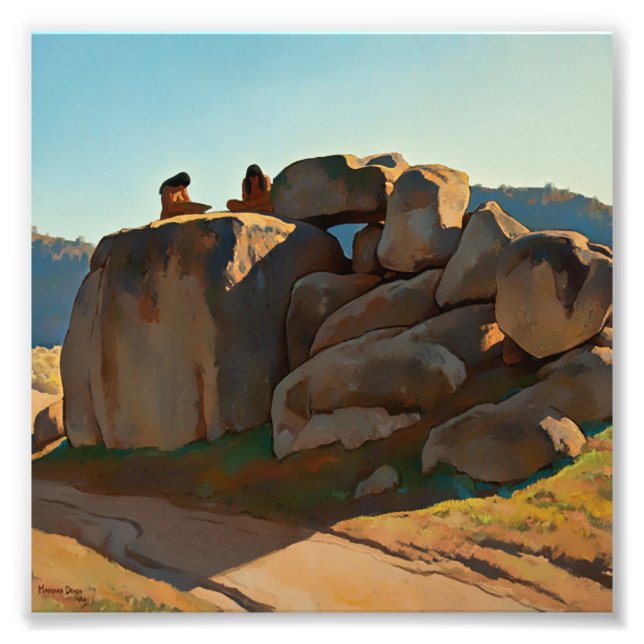 Foto “Tarde Neolítica” de Maynard Dixon (Frente)
