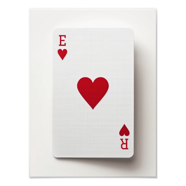 Foto Tarjeta Ace of Hearts - Poster inicial (Frente)