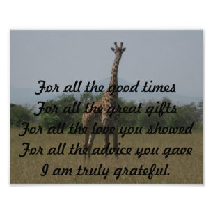 Foto tarjeta de apreciación del pastor