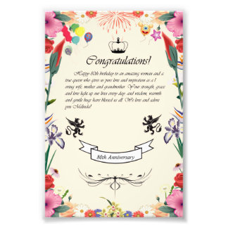 Foto Tarjeta de felicitación por su cumpleaños número 8