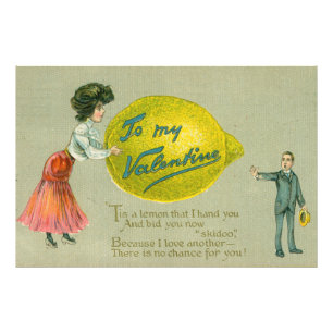 Foto Tarjeta del Día de San Valentín de rechazo diverti