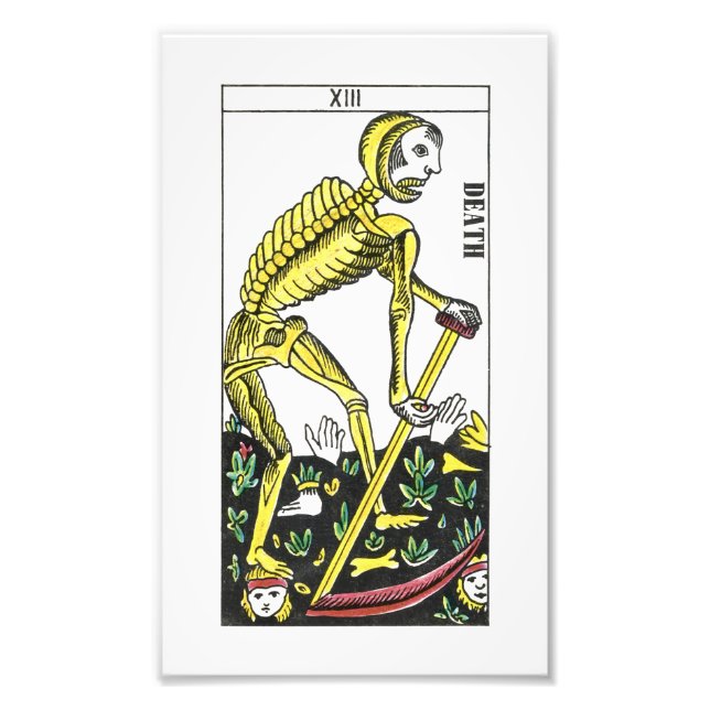 Foto Tarjeta Tarot de Muerte (Frente)