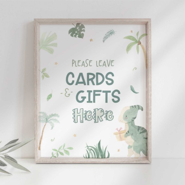 Foto Tarjetas de dinosaurio y regalos Rótulo Fiesta (Subido por el creador)