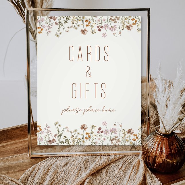 Foto Tarjetas de ducha con flores silvestres y regalos (Subido por el creador)