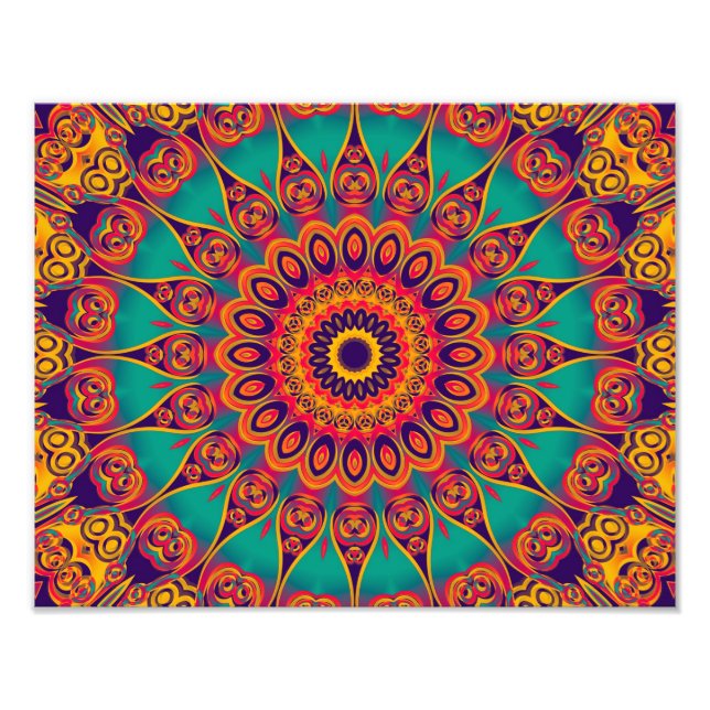 Foto Tattoo Kaleidoscope Fractal (Frente)