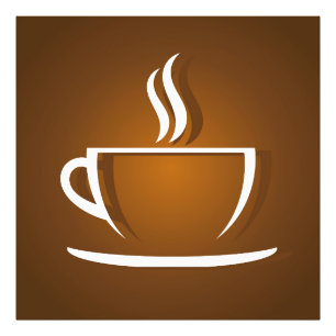 Foto taza de café marrón