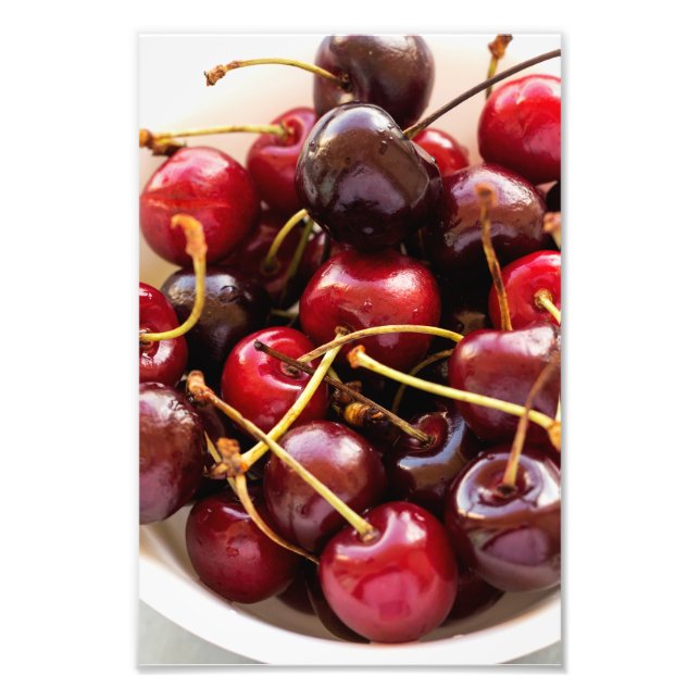 Foto tazón de cerezas (Frente)