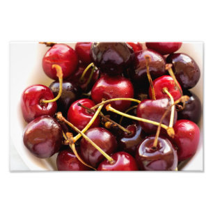 Foto tazón de cerezas