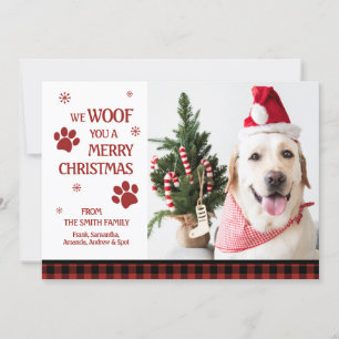 Foto Te Ladramos una Feliz Navidad Tarjeta de Navi