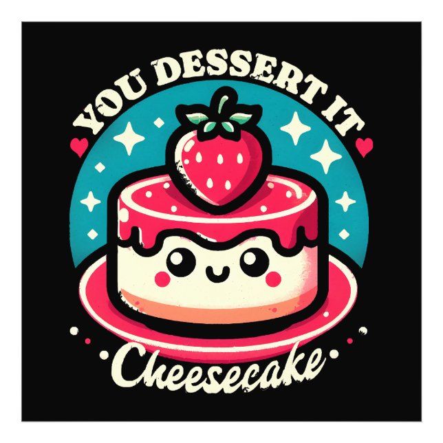 Foto Te Mereces El Postre - Cheesecake Kawaii (Frente)