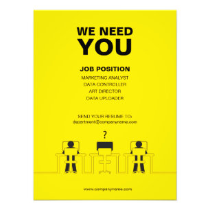 Foto Te Necesitamos Vacantes de empleo de fondo amari