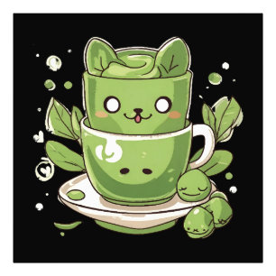 Foto té verde matcha