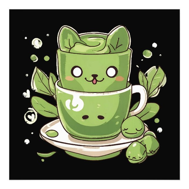 Foto té verde matcha (Frente)