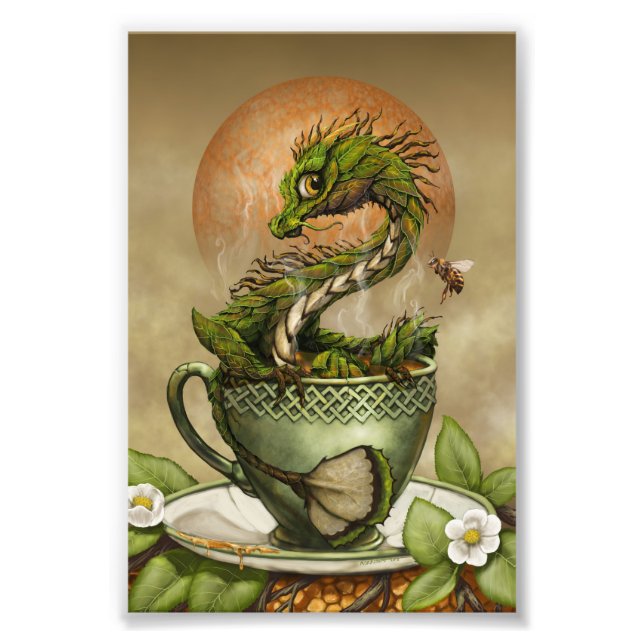 Foto Tea Dragon 4x6 Print (Frente)