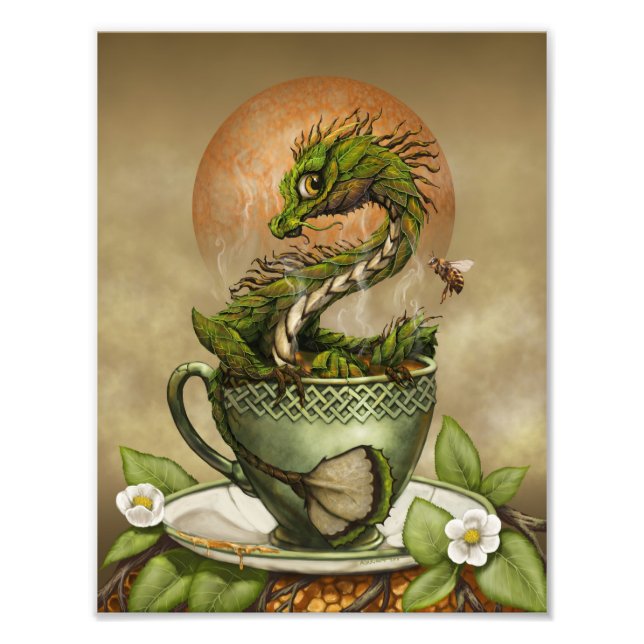 Foto Tea Dragon 8.5x11 Imprimir (Frente)