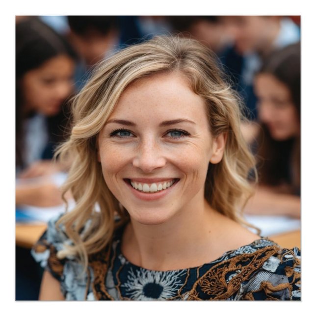 Foto Teacher Photo Customize Personalize (Frente)