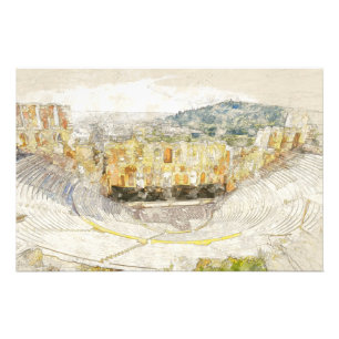 Foto Teatro antiguo de Atenas, Grecia