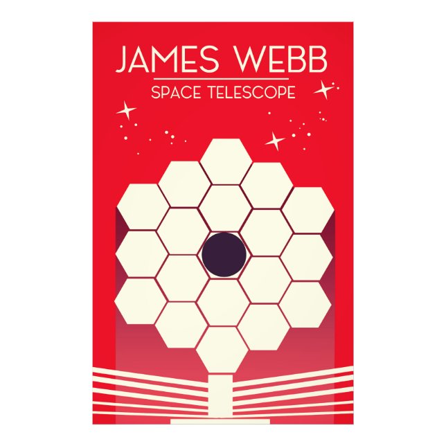 Foto telescopio espacial james webb, (Frente)