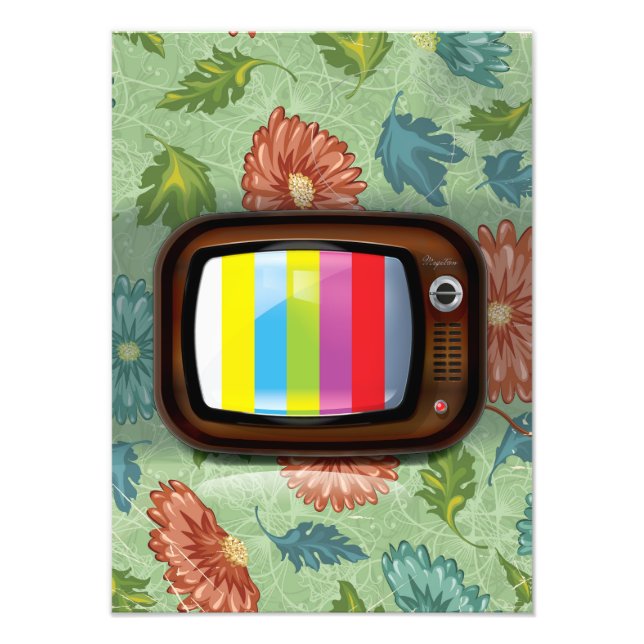 Foto Televisión antigua de tubo ventilado (Frente)