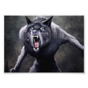 Foto temible werewolf