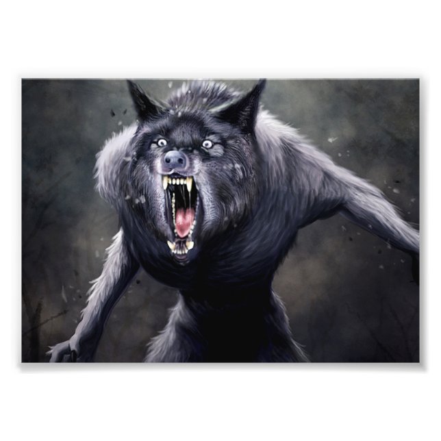 Foto temible werewolf (Frente)