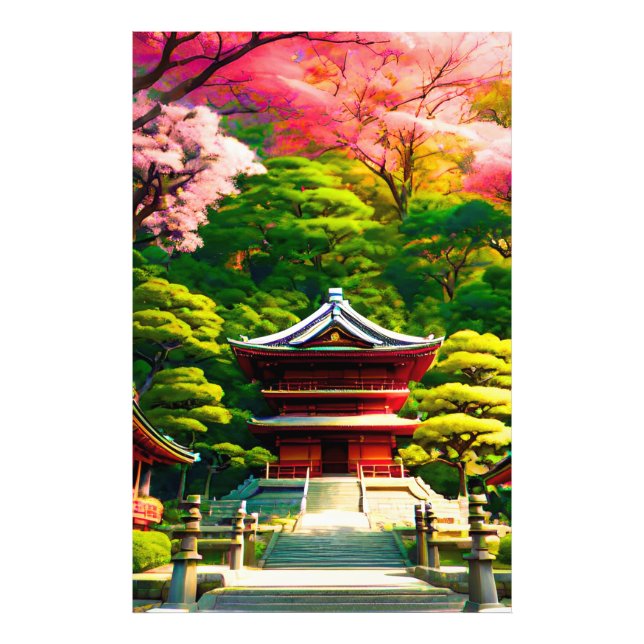 Foto Templo de Cerezo Blossom (Frente)