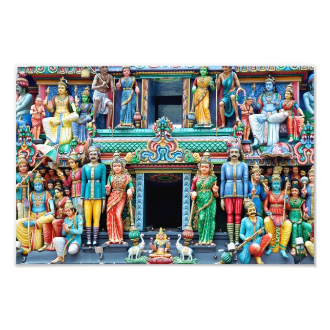 Foto Templo Hindú de Singapur (Frente)