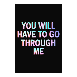 Foto Tendrás Que Pasar Por Mí Divertido LGBTQ Trans 