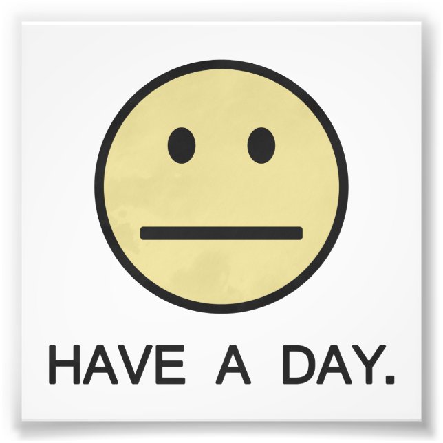 Foto Tener una cara de día (Frente)