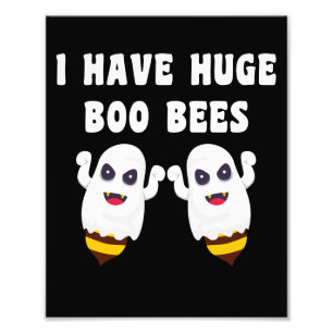 Foto Tengo enormes abejas Boo Halloween coincidentes