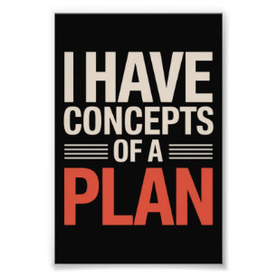 Foto Tengo un Concepto de un Plan