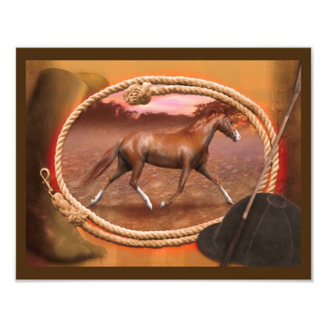 Foto Tennessee Walker Horse "The Trotter". (Frente)