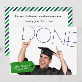 Foto terminada - Invitación a la fiesta de graduac