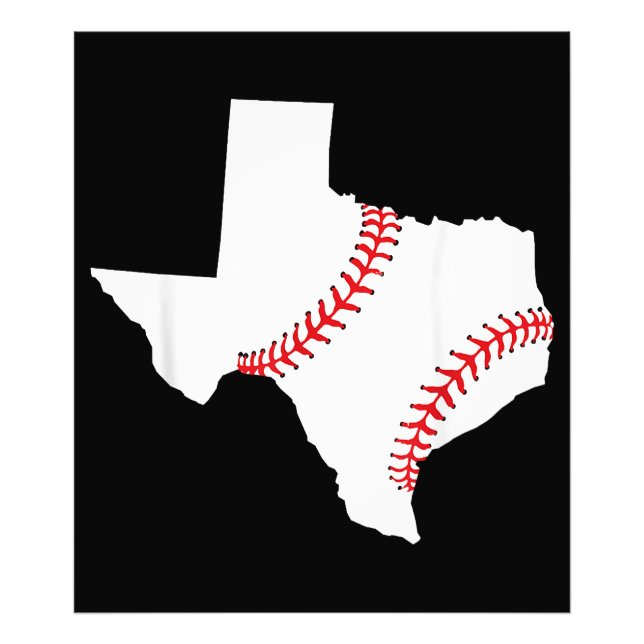 Foto Texas Béisbol Estado divertido Texas Béisbol  (Frente)