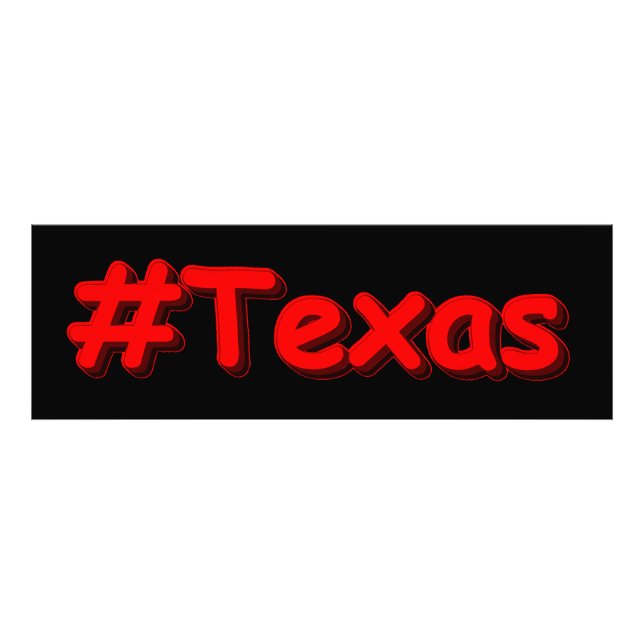Foto "#Texas " Cute Design. Buy Now (Frente)