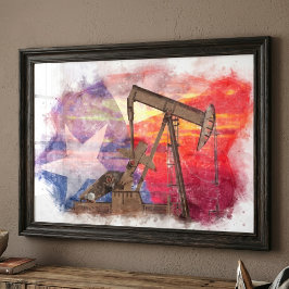 Foto Texas Oil Pumpjack: Arte patrimonial del estado de