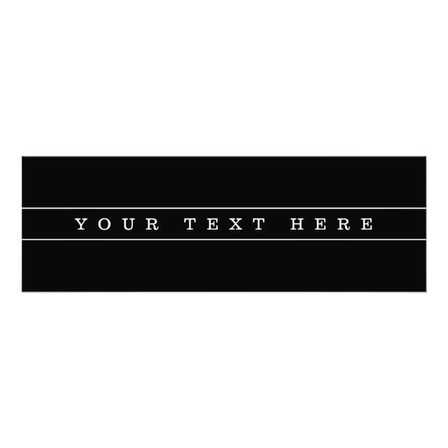 Foto Texto sencillo y elegante con franjas finas (Frente)
