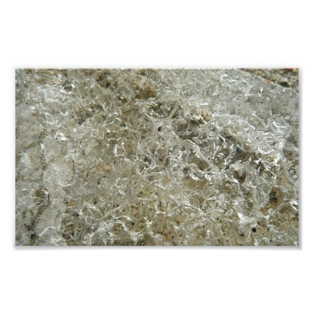 Foto Textura abstracta de hielo glacial (Frente)
