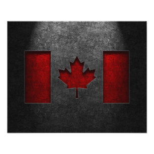 Foto Textura de piedra de la bandera de Canadá
