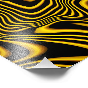 Foto Textura de remolinos de oro amarillo negro
