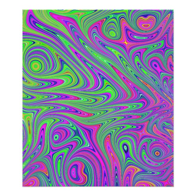 Foto texturas psicodélicas (Frente)