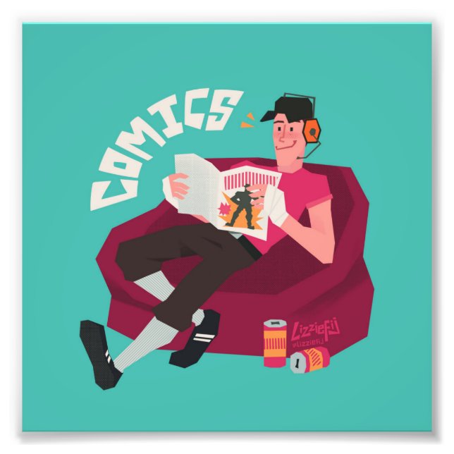 Foto Tf2 Scout comics pequeña edición de arte (Frente)