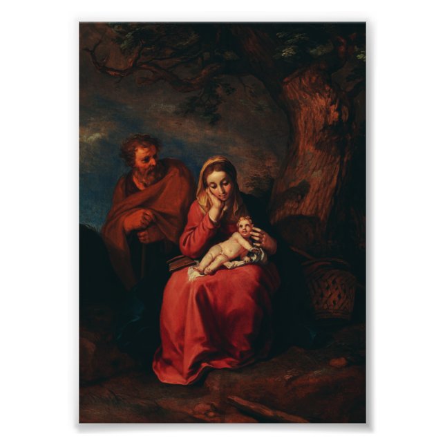 Foto The Flight into Egypt by Abraham Bloemaert  (Frente)