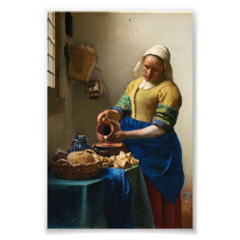 Foto The Milkmaid by Johannes Vermeer
